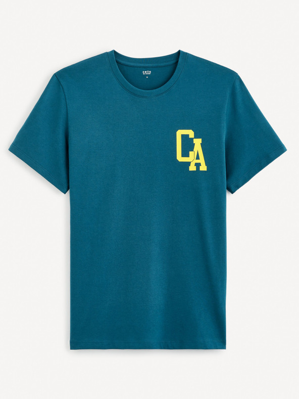 Celio Celio Gexflov muška majica na petrolej