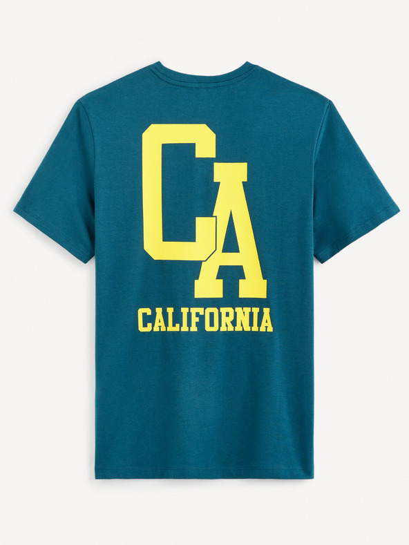 Celio Celio Gexflov muška majica na petrolej