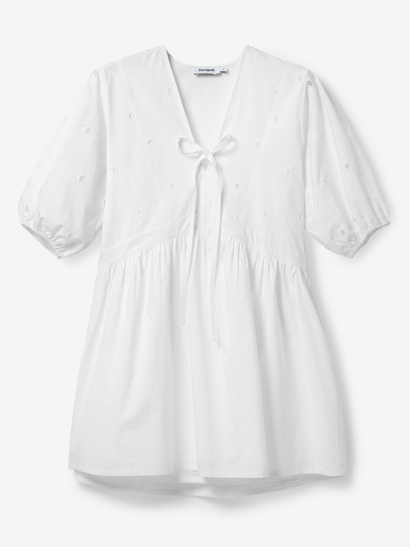 Desigual Desigual Lombard bijela ženska mini haljina