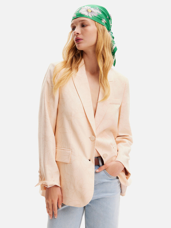 Desigual Apricot Desigual Elbert ženski cvjetni sako