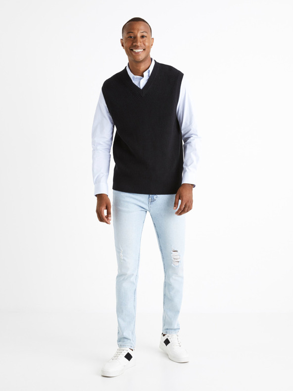 Celio Celio Varegumoti bijela muška košulja