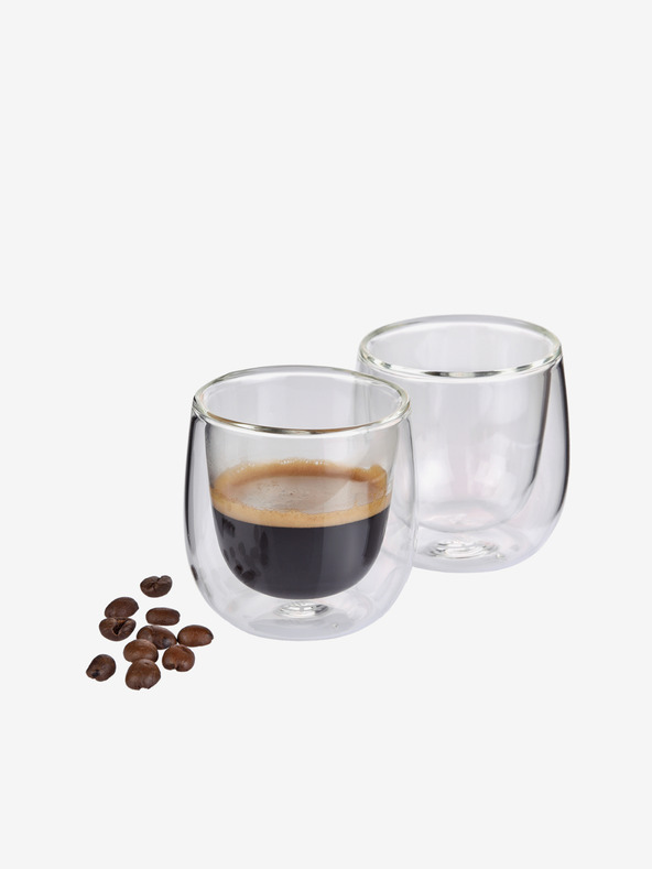 Cilio Set dvoslojnih čaša za espresso 2 kom Verona Cilio