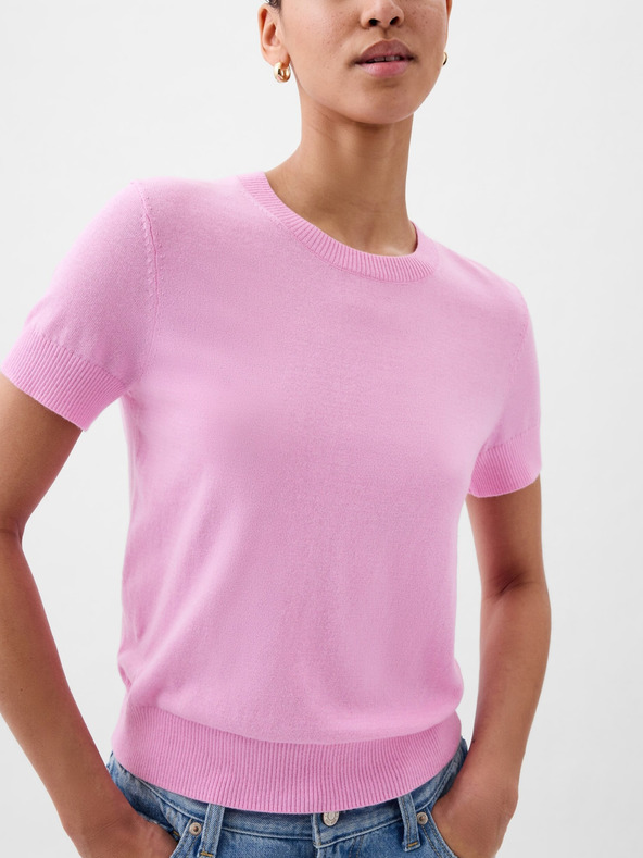 GAP Kratki crop džemper CashSoft GAP