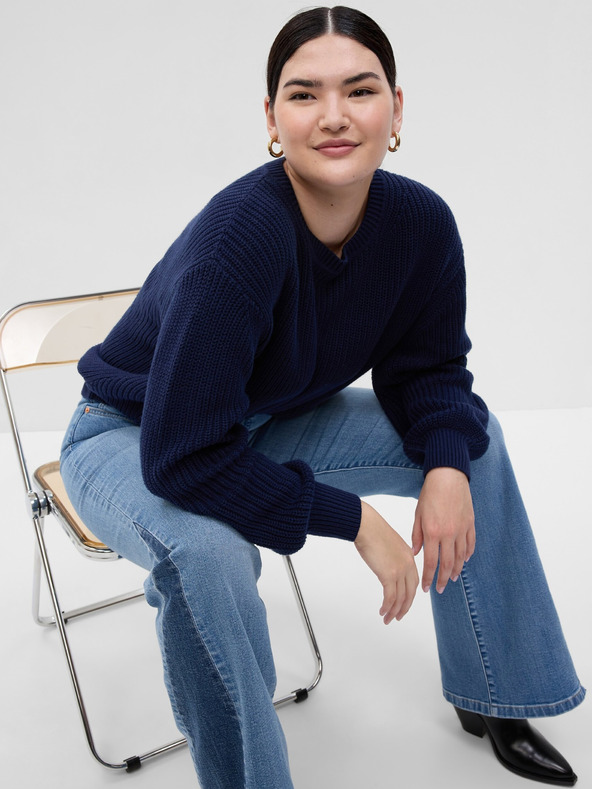 GAP Pleteni crop džemper GAP