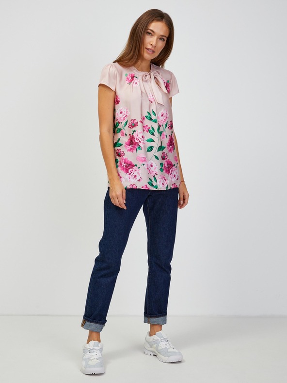 Orsay Svjetloružičasta bluza cvjetnog uzorka ORSAY