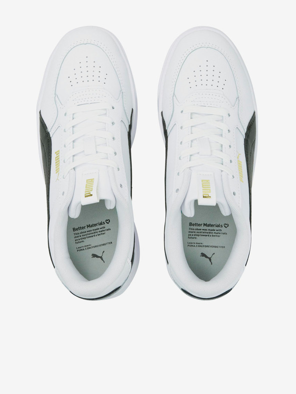 Puma Bijele kožne ženske platform tenisice Karmen Rebelle