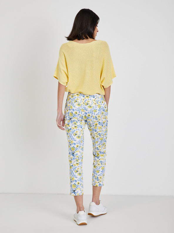 Orsay Bijele ženske skraćene hlače cvjetnog uzorka ORSAY