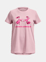 Under Armour Djevojčina majica Under Armour Tech Solid Print Fill BL SSC