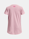 Under Armour Djevojčina majica Under Armour Tech Solid Print Fill BL SSC