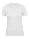 Orsay Bijela ženska pletena polo majica ORSAY