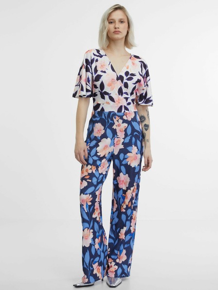 Orsay Tamnoplavi ženski cvjetni kombinezon ORSAY