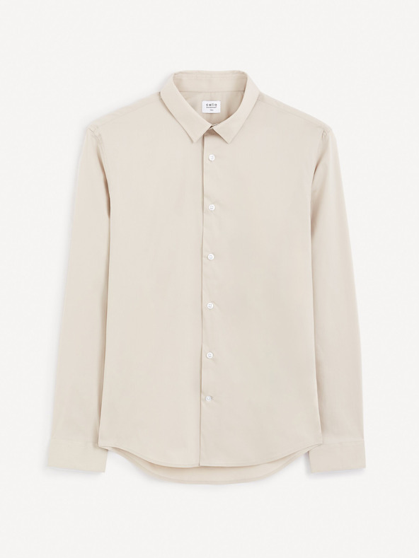 Celio Celio Masantal bež muška košulja1
