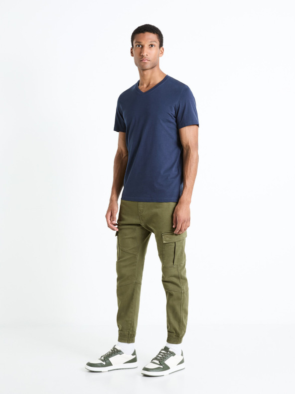 Celio Kaki muške kargo hlače Celio Cokit4