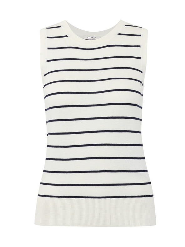 Orsay Plavo-krem prugasti ženski top ORSAY