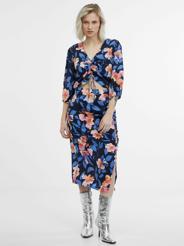 Orsay Roza i plava ženska cvjetna suknja ORSAY