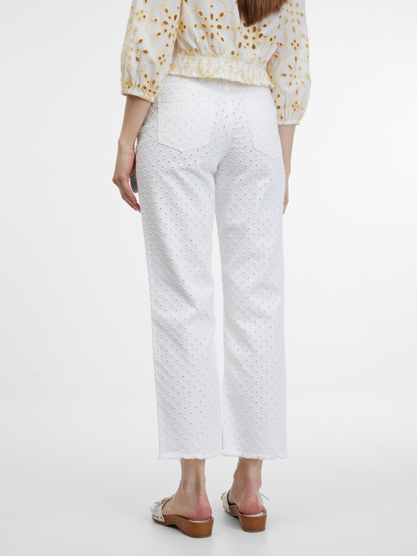 Orsay Bijele ženske hlače ORSAY