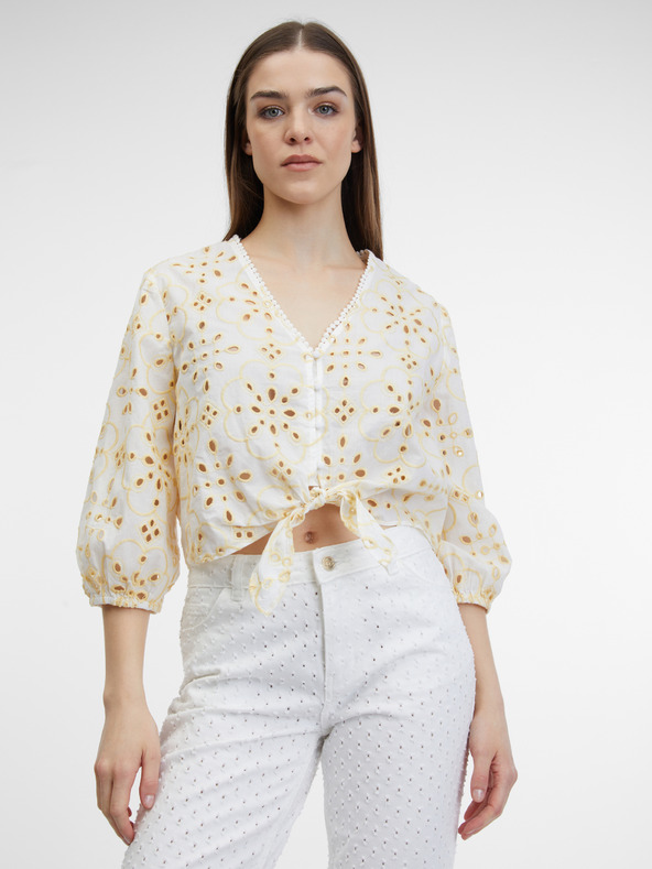 Orsay Bijele ženske hlače ORSAY