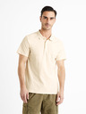 Celio Krem muška base polo majica Celio Feflame