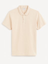 Celio Krem muška base polo majica Celio Feflame