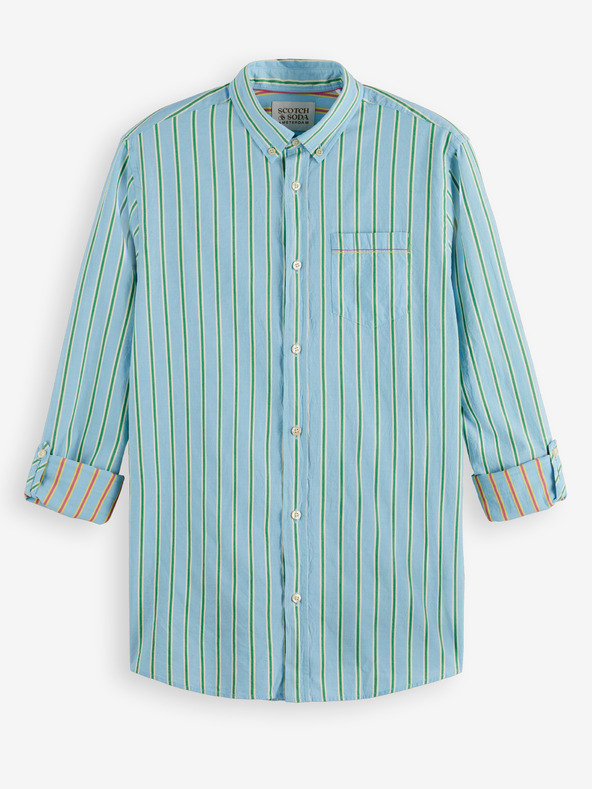 Scotch & Soda Scotch & Soda svijetloplava muška prugasta košulja