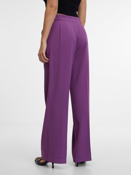Orsay Ljubičaste ženske ravne hlače ORSAY