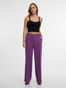 Orsay Ljubičaste ženske ravne hlače ORSAY