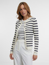 Orsay Krem prugasti ženski kardigan ORSAY