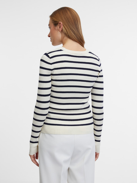 Orsay Krem prugasti ženski kardigan ORSAY
