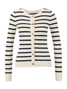 Orsay Krem prugasti ženski kardigan ORSAY