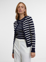 Orsay Tamno plavi prugasti ženski kardigan ORSAY