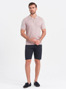 Ombre Clothing Tamnoplave muške kratke hlače s džepovima Ombre Clothing