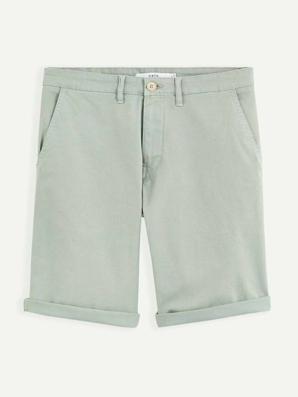 Celio Svijetlo zelene muške chino kratke hlače Celio Bochinobm