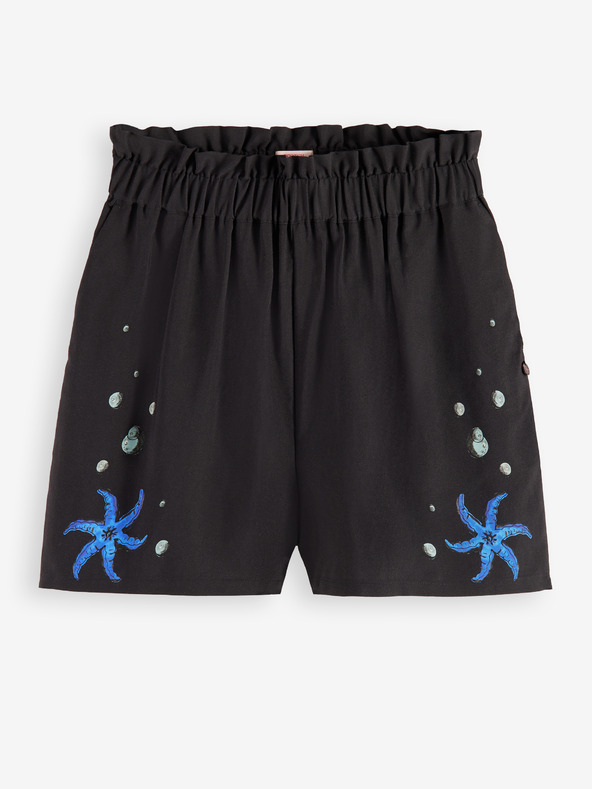 Scotch & Soda Scotch & Soda ženske crne kratke hlače