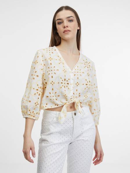 Orsay Žuto-bijela ženska bluza ORSAY