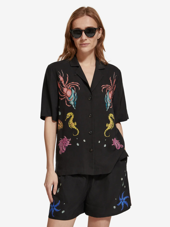 Scotch & Soda Scotch & Soda ženska crna košulja