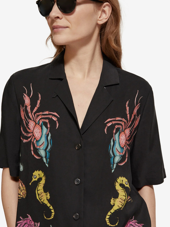 Scotch & Soda Scotch & Soda ženska crna košulja