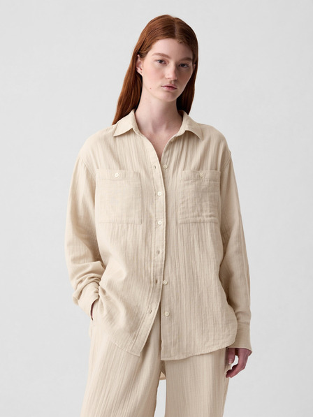 GAP Oversize muselinska košulja GAP