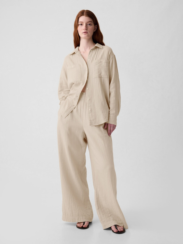 GAP Oversize muselinska košulja GAP