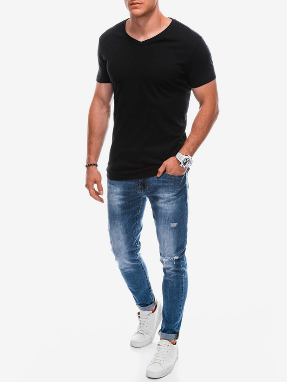 Edoti Edoti crna muška basic majica