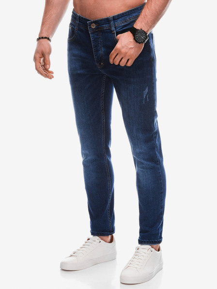 Edoti Edoti tamnoplave muške slim fit traperice