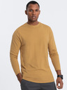 Ombre Clothing Senf muška osnovna majica Ombre Clothing