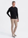 Ombre Clothing Crna muška osnovna majica Ombre Clothing