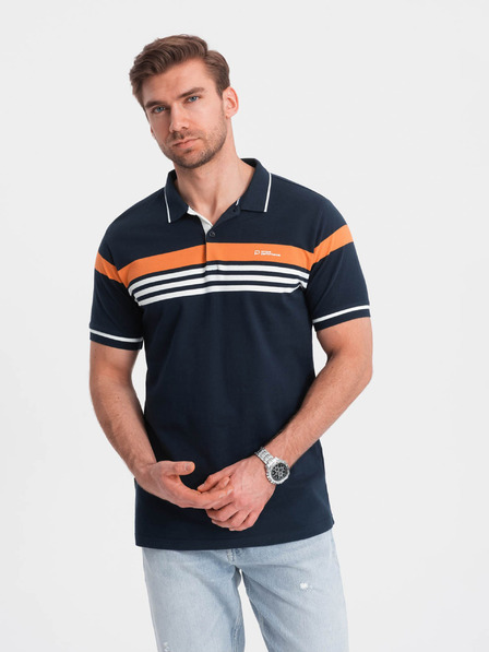 Ombre Clothing Tamnoplava muška polo majica Ombre Clothing