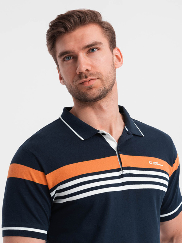 Ombre Clothing Tamnoplava muška polo majica Ombre Clothing
