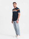 Ombre Clothing Tamnoplava muška polo majica Ombre Clothing
