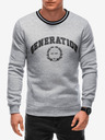Edoti Sivi muški sweatshirt s printom Edoti