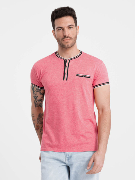 Ombre Clothing Stara ružičasta muška majica na kopčanje marke Ombre Clothing