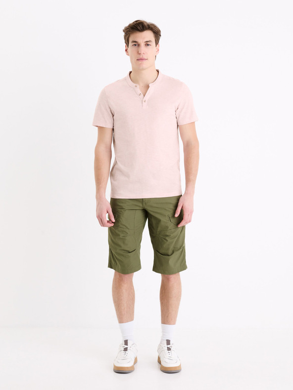 Celio Celio Bocourtbm1 Kaki muške kratke hlače