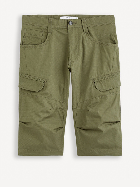 Celio Celio Bocourtbm1 Kaki muške kratke hlače