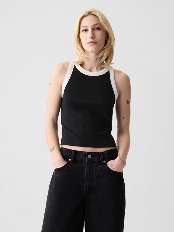 GAP Crop top majica bez rukava GAP